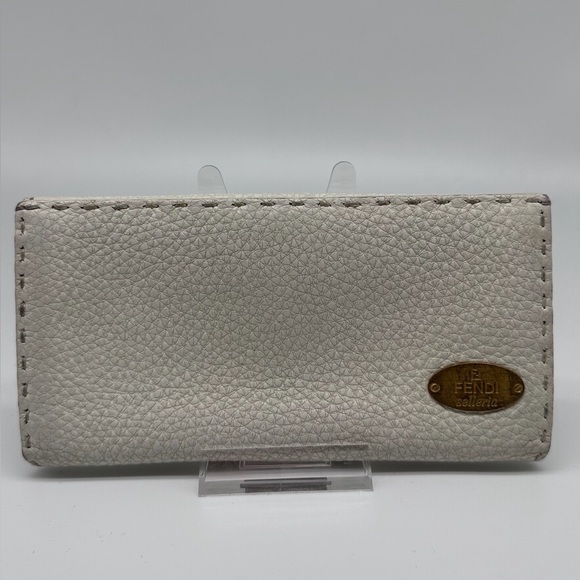 Fendi Handbags - Fendi Selleria Leather Bifold Wallet – Made in Italy